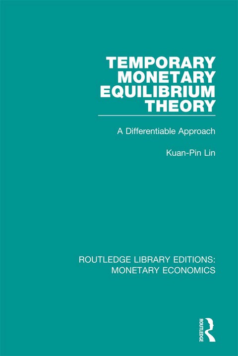 Cover image for book Temporary Monetary Equilibrium Theory