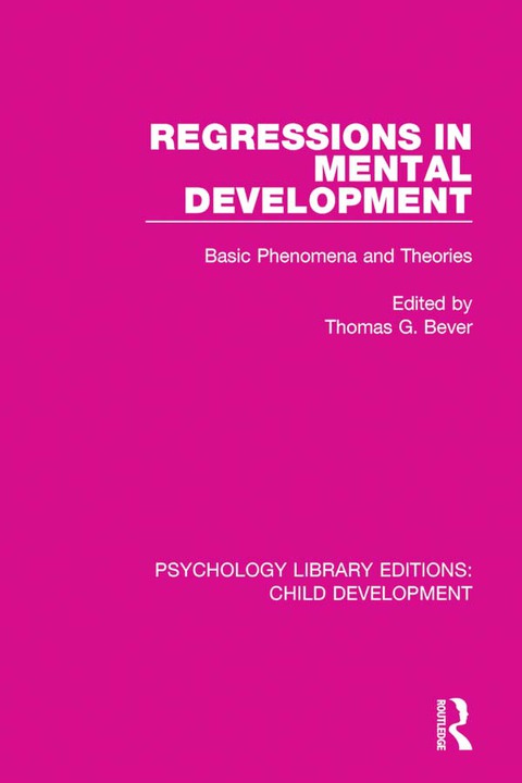 Cover image for book Regressions in Mental Development