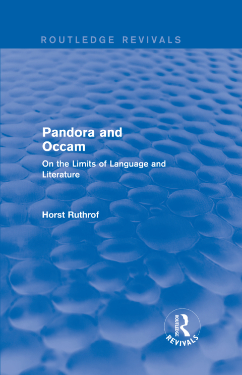 Cover image for book Routledge Revivals: Pandora and Occam (1992)
