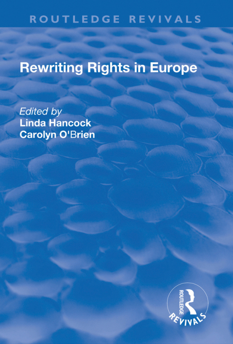 Cover image for book Rewriting Rights in Europe