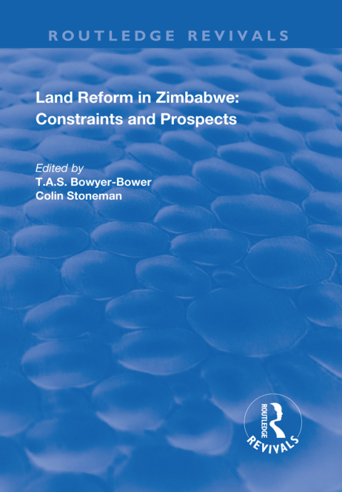 Cover image for book Land Reform in Zimbabwe: Constraints and Prospects