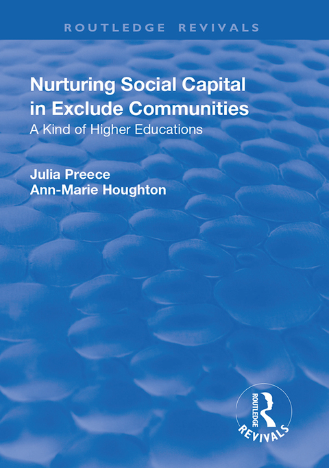 Cover image for book Nurturing Social Capital in Excluded Communities