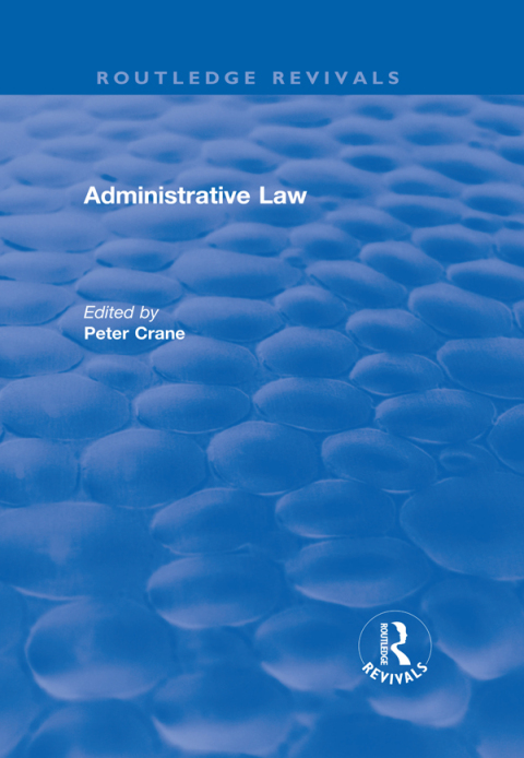 Cover image for book Administrative Law