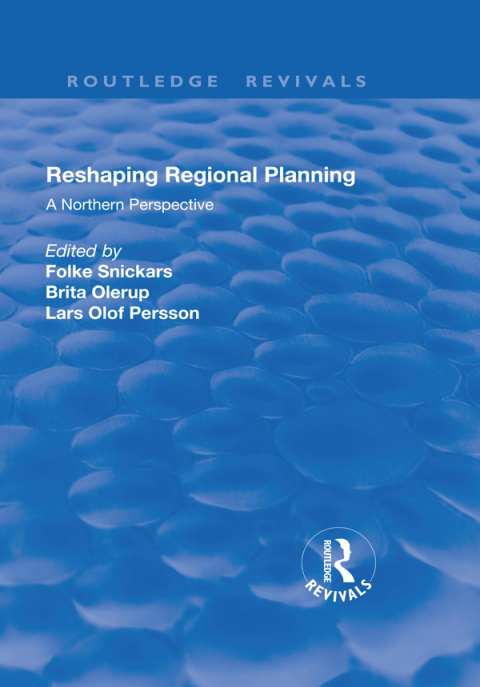 Cover image for book Reshaping Regional Planning