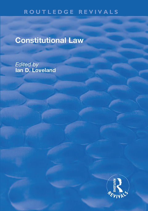Cover image for book Constitutional Law