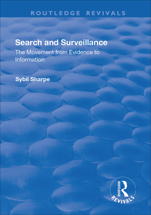 Cover image for book Search and Surveillance