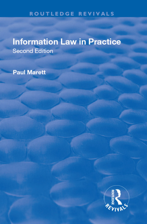 Cover image for book Information Law in Practice
