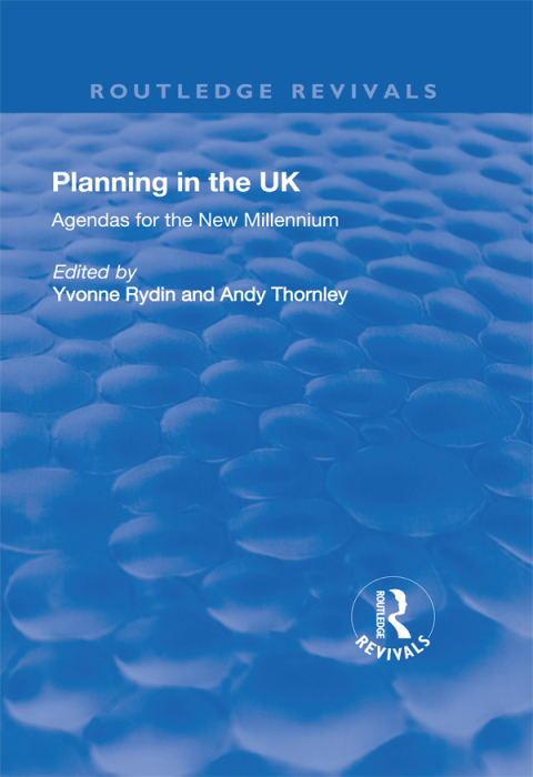 Cover image for book Planning in the UK