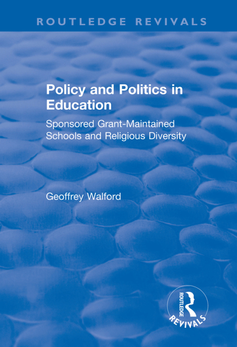 Cover image for book Policy and Politics in Education