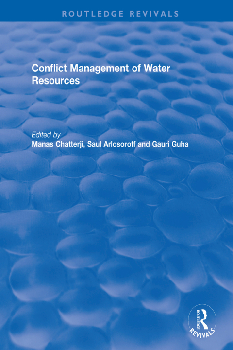 Cover image for book Conflict Management of Water Resources