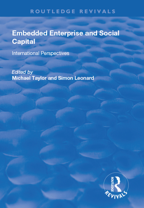 Cover image for book Embedded Enterprise and Social Capital