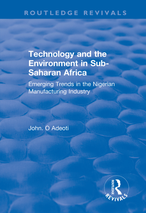 Cover image for book Technology and the Environment in Sub-Saharan Africa