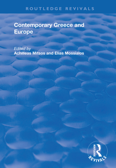 Cover image for book Contemporary Greece and Europe