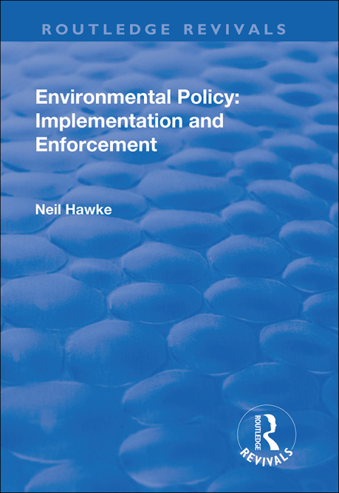 Cover image for book Environmental Policy