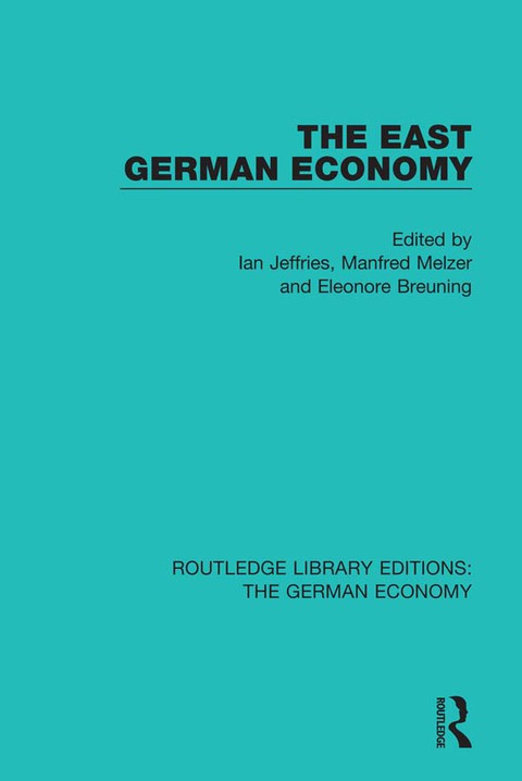 Cover image for book The East German Economy