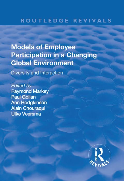 Cover image for book Models of Employee Participation in a Changing Global Environment