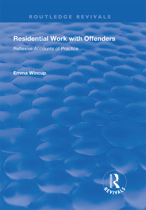 Cover image for book Residential Work with Offenders
