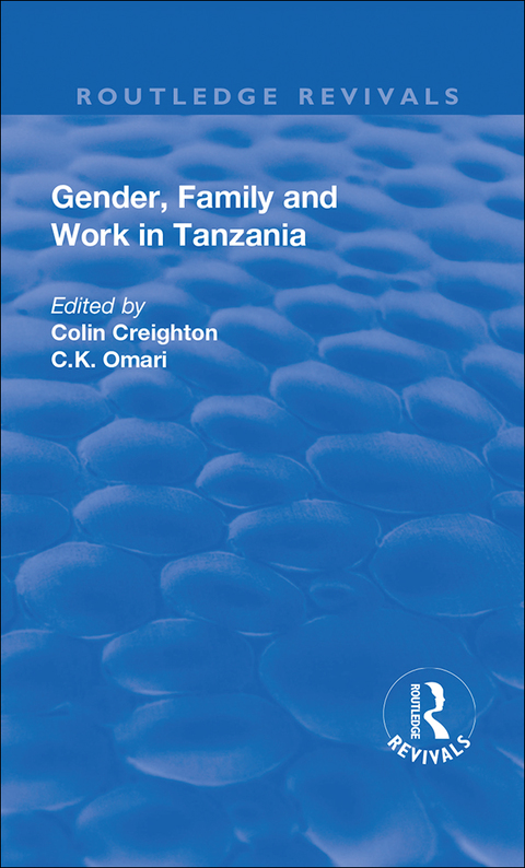 Cover image for book Gender, Family and Work in Tanzania