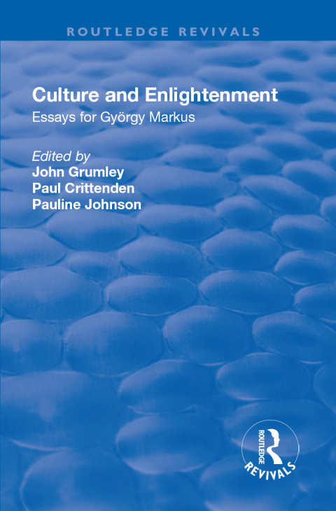 Cover image for book Culture and Enlightenment