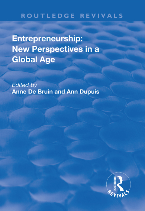 Cover image for book Entrepreneurship: New Perspectives in a Global Age