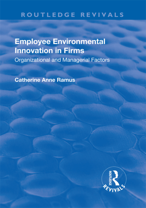 Cover image for book Employee Environmental Innovation in Firms