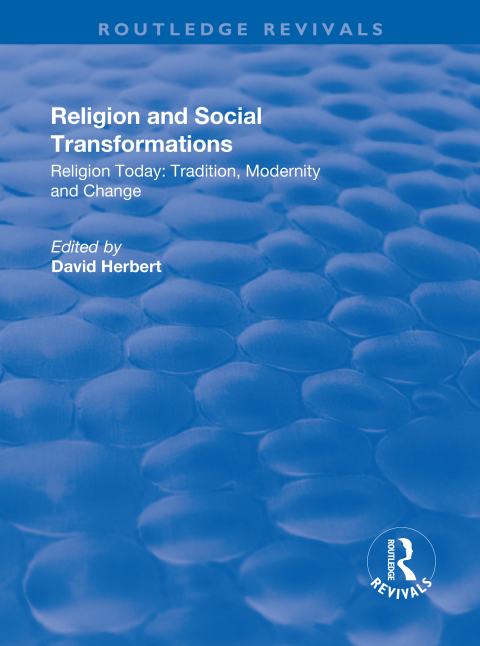 Cover image for book Religion and Social Transformations