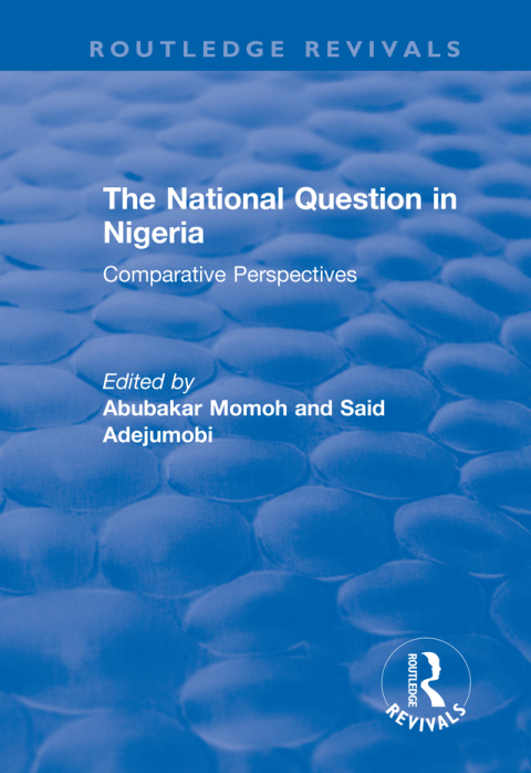 Cover image for book The National Question in Nigeria