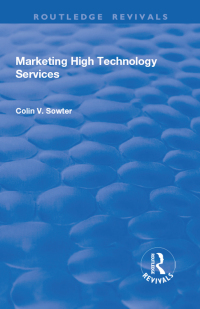 صورة الغلاف: Marketing High Technology Services 1st edition 9781138725386