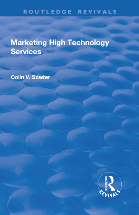 Cover image for book Marketing High Technology Services