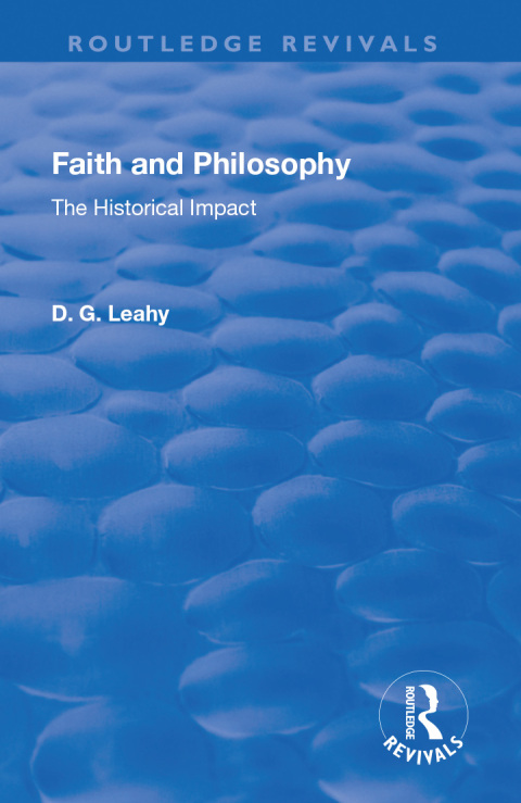 Cover image for book Faith and Philosophy