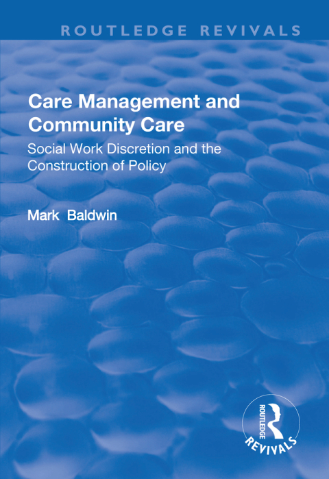 Cover image for book Care Management and Community Care