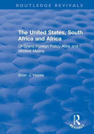 The United States, South Africa and Africa