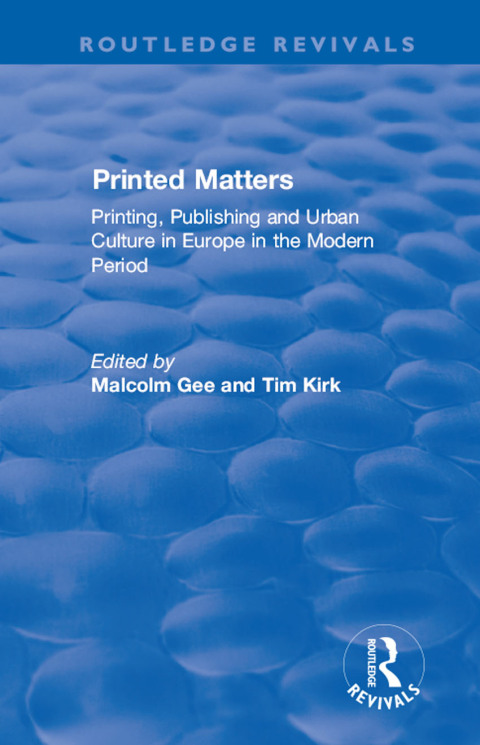 Cover image for book Printed Matters