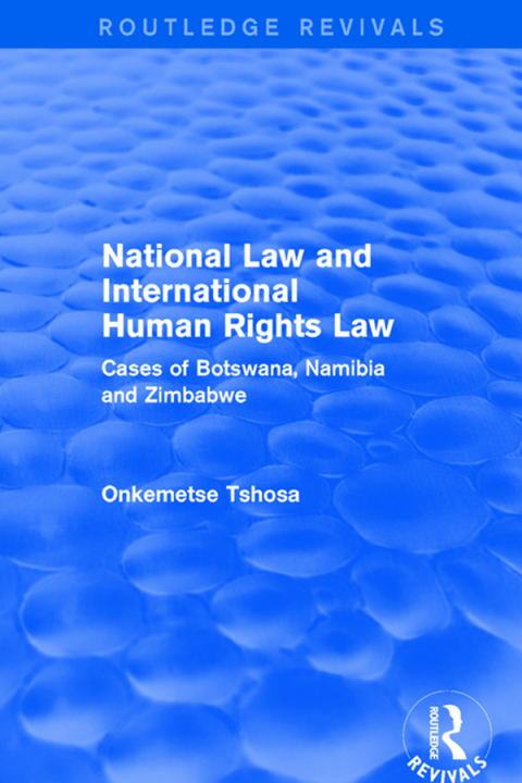 Cover image for book National Law and International Human Rights Law