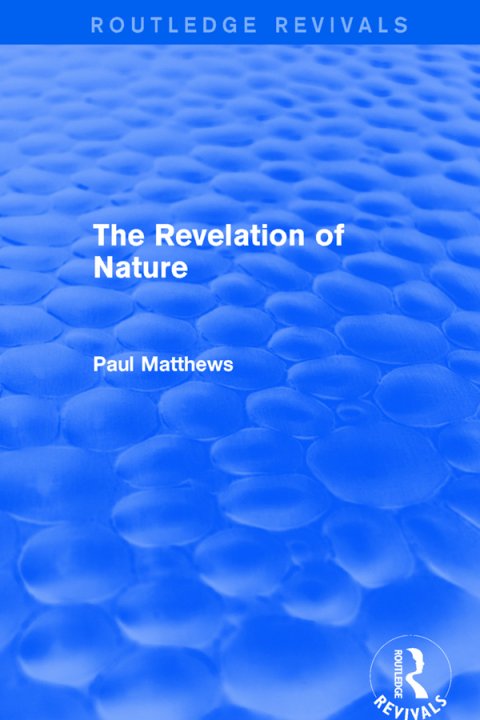 Cover image for book The Revelation of Nature