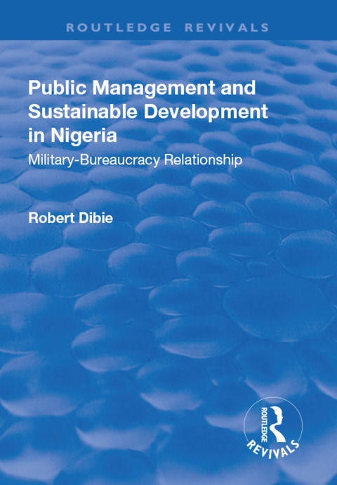 Cover image for book Public Management and Sustainable Development in Nigeria