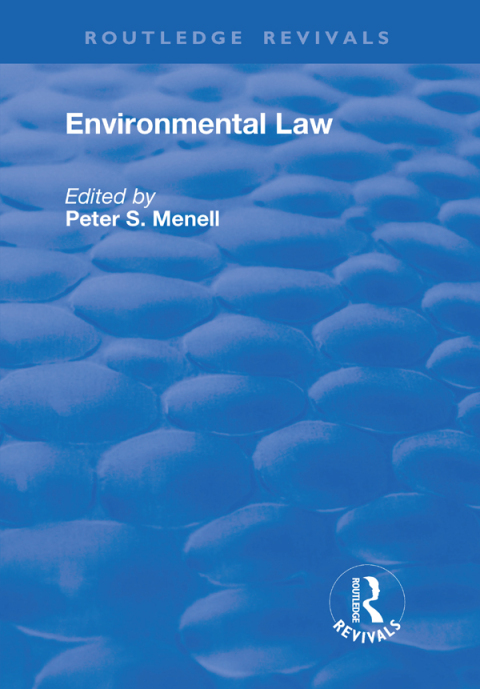 Cover image for book Environmental Law