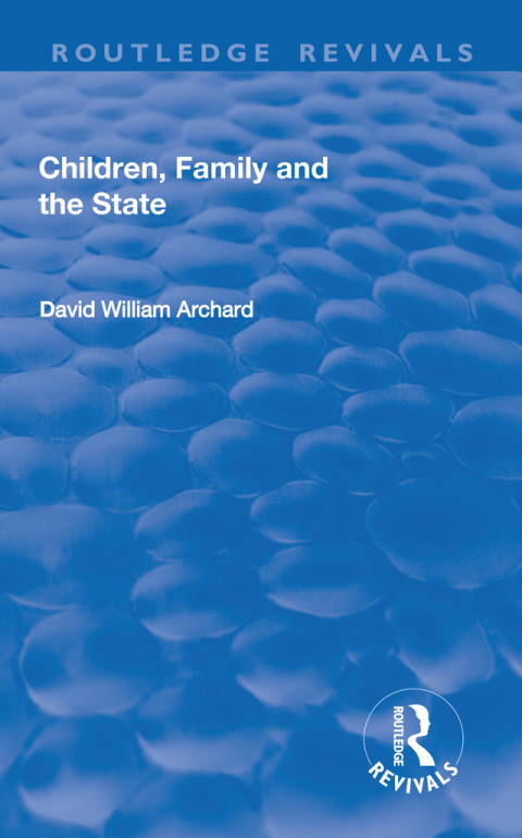 Cover image for book Children, Family and the State
