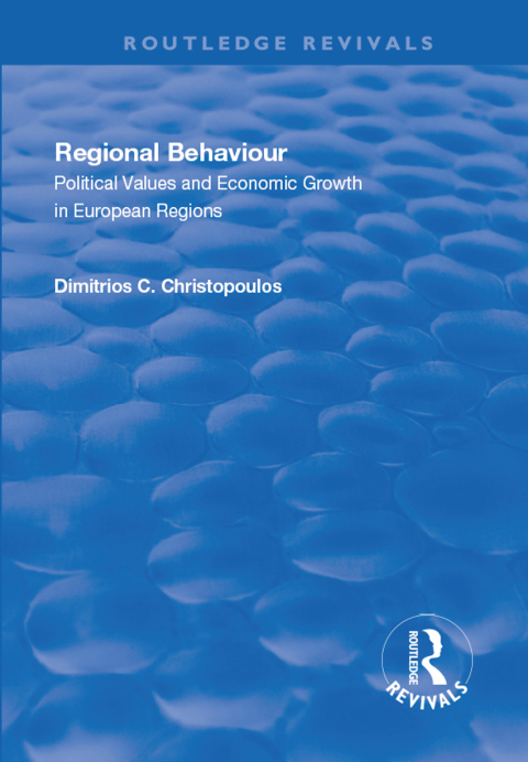Cover image for book Regional Behaviour