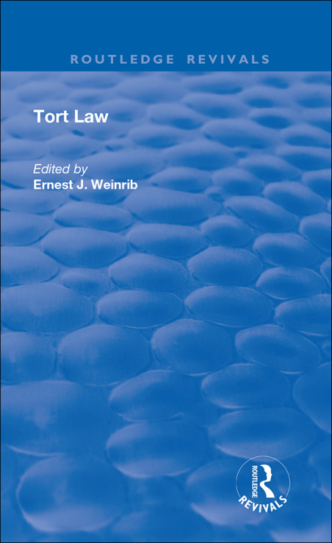 Cover image for book Tort Law