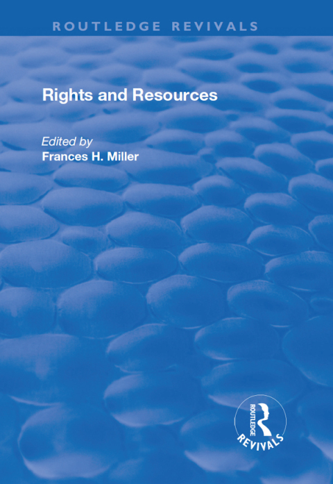 Cover image for book Rights and Resources