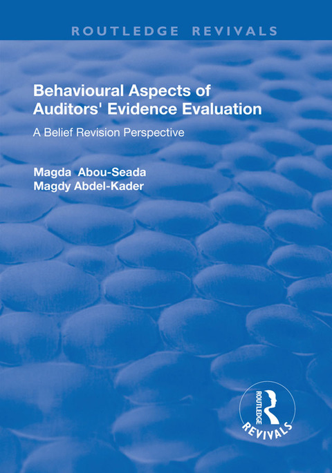 Cover image for book Behavioural Aspects of Auditors' Evidence Evaluation