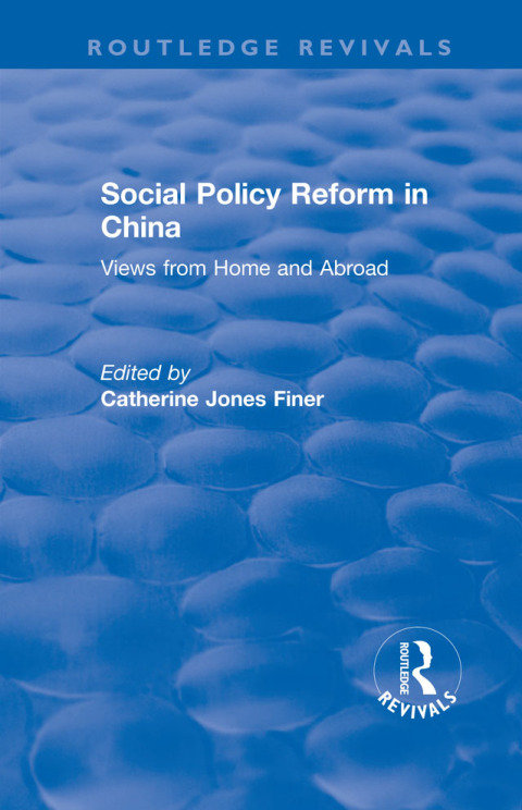 Cover image for book Social Policy Reform in China