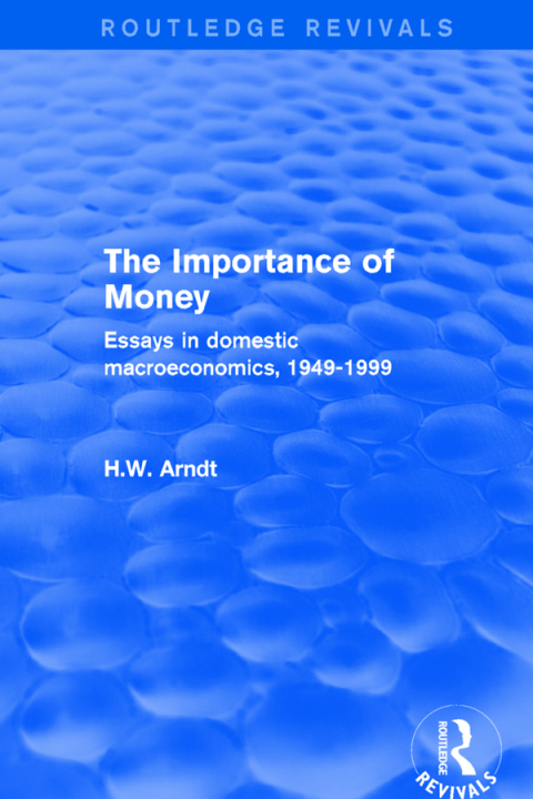 Cover image for book The Importance of Money