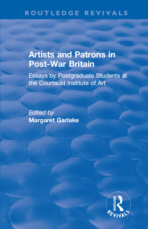 Cover image for book Artists and Patrons in Post-war Britain