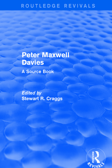 Cover image for book Peter Maxwell Davies