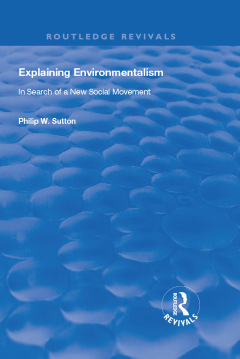 Cover image for book Explaining Environmentalism