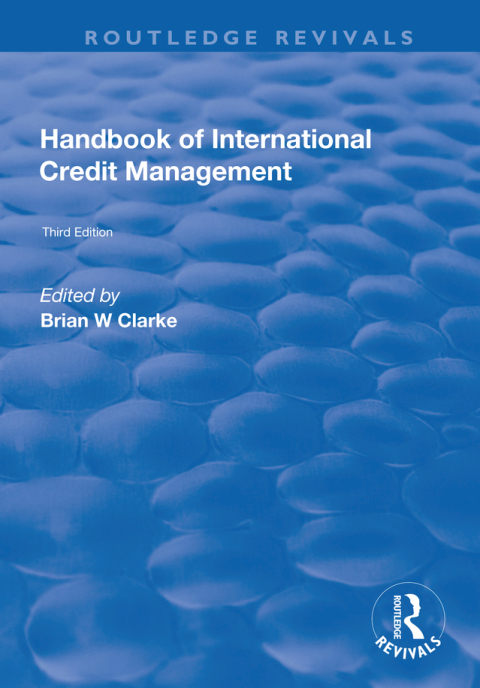 Cover image for book Handbook of International Credit Management