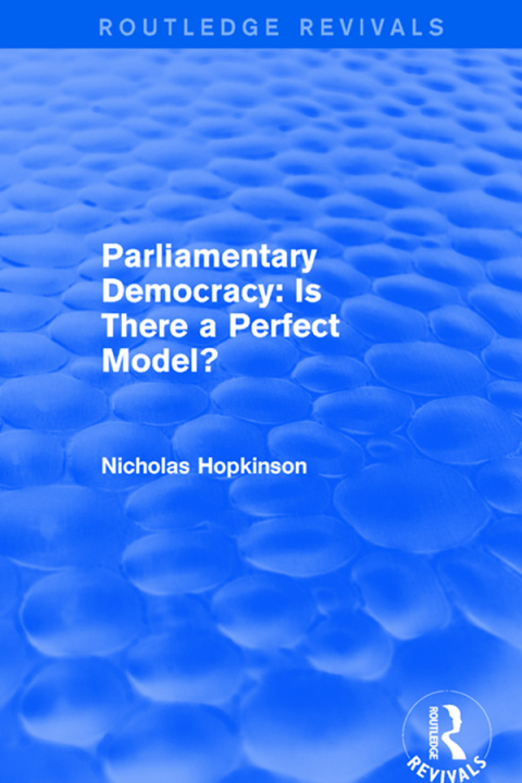 Cover image for book Parliamentary Democracy