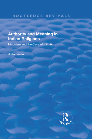 Authority and Meaning in Indian Religions